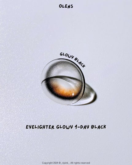 Glowy 1day/OLENS/ワンデー(1DAY)カラコンを使ったクチコミ(3枚目)