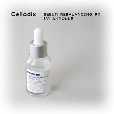 Celladix（セラディックス） @celladix_jp 様からいただきました。

Celladix セボムリバランシングRX131アンプル
トラブル性脂性肌向けの高濃縮アンプル。

📍硬い皮脂の改