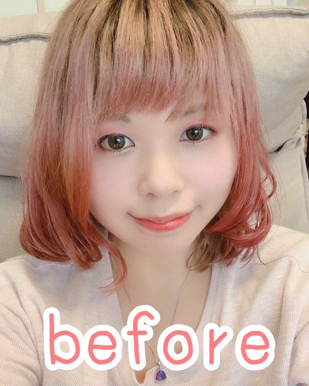 エンシェールズカラーバター チェリーピンク/エンシェールズ/ヘアカラーを使ったクチコミ（2枚目）