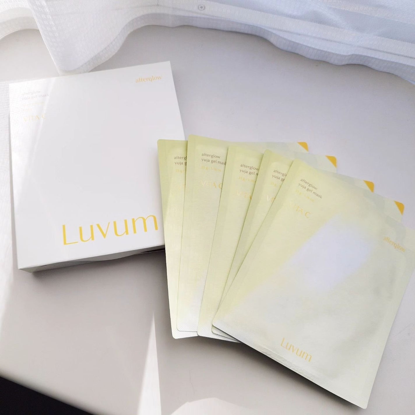 ラビューム アフターグロウ ゆずゲルマスク/Luvum/シートマスク・パックを使ったクチコミ(1枚目)