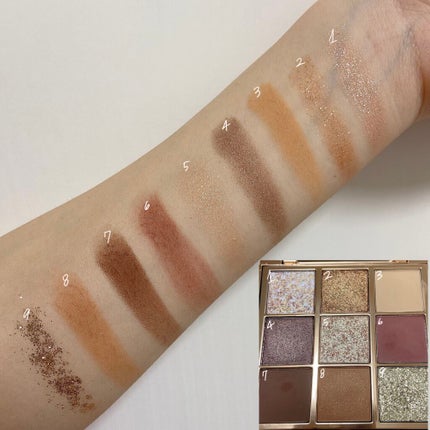 VenusMarble 9色アイシャドウパレット/Venus Marble/アイシャドウパレットを使ったクチコミ(2枚目)
