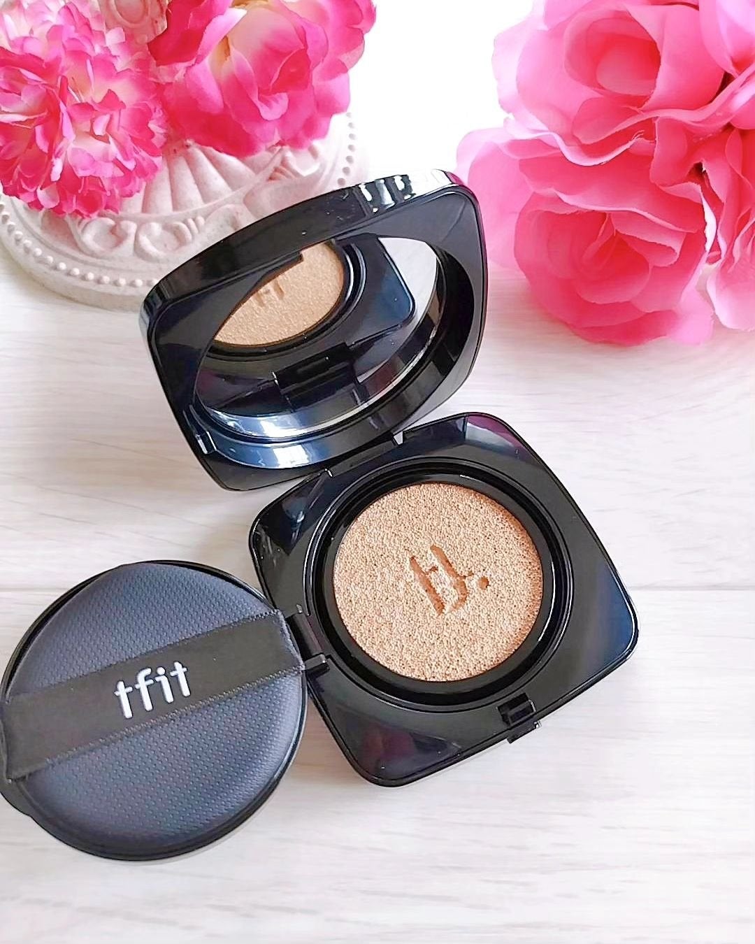 レイヤリングフィット グロークッションEX/TFIT/クッションファンデーションを使ったクチコミ(1枚目)