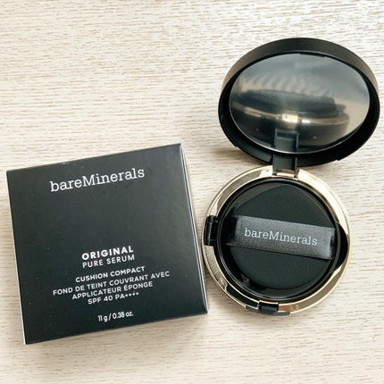 オリジナル ピュア セラム カバーアップ クッション/bareMinerals/クッションファンデーションを使ったクチコミ(3枚目)