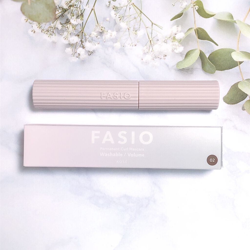 パーマネントカール マスカラ F（ボリューム） 02 ブラウン/FASIO/マスカラを使ったクチコミ（1枚目）