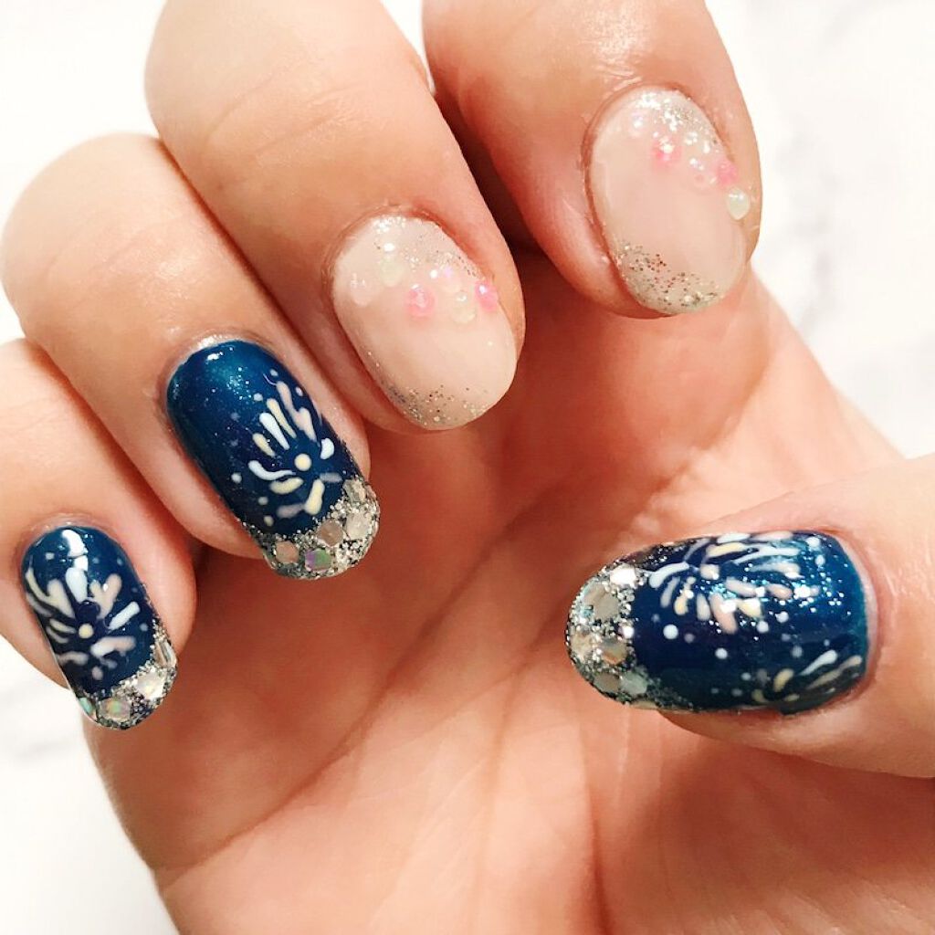 ジェルネイル（ライト対応）/セリア/ジェルネイルを使ったクチコミ（2枚目）