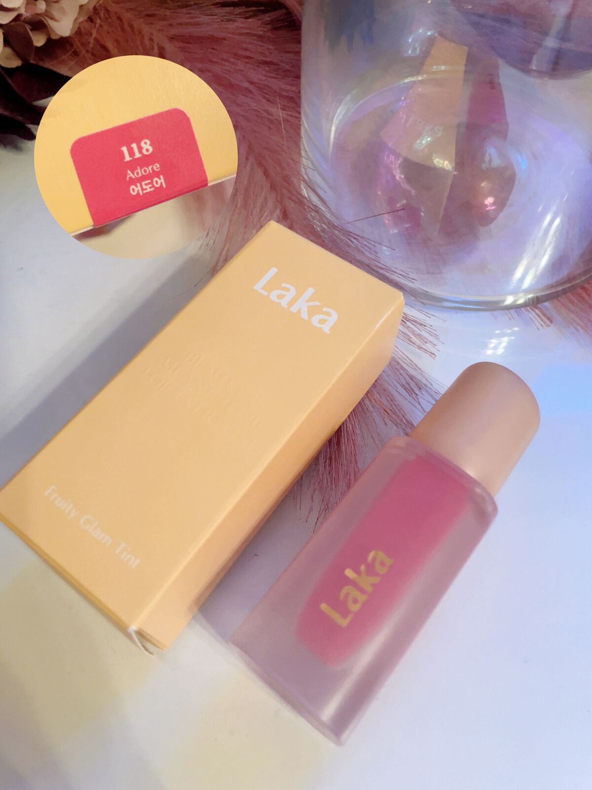 フルーティーグラムティント/Laka/リップティントを使ったクチコミ（3枚目）