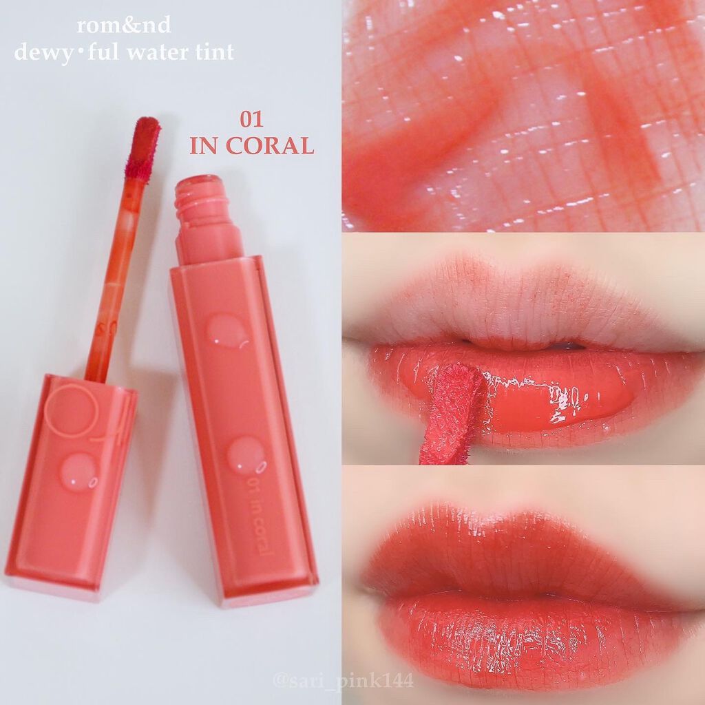 デュイフルウォーターティント/rom&nd/リップティントを使ったクチコミ（2枚目）