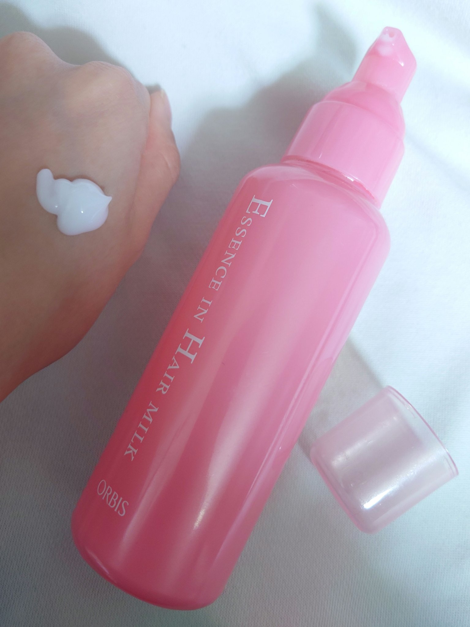 エッセンスインヘアミルク/オルビス/ヘアミルクを使ったクチコミ（2枚目）