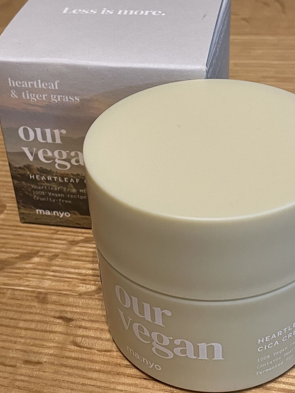 アワー ヴィーガン ドクダミ シカ クリーム/manyo/フェイスクリームを使ったクチコミ（1枚目）