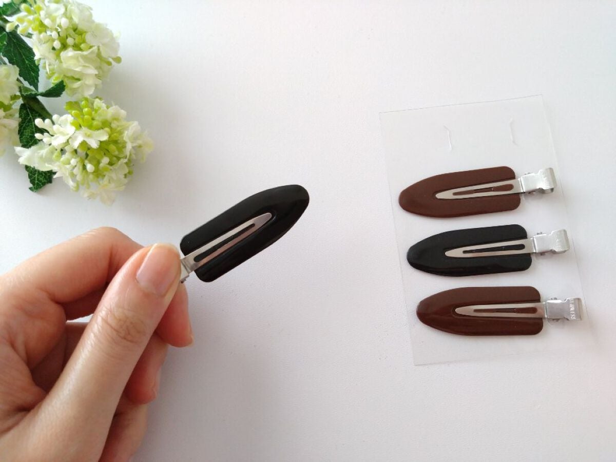 跡が付かない前髪クリップ/マペペ/ヘアアクセサリーを使ったクチコミ(2枚目)