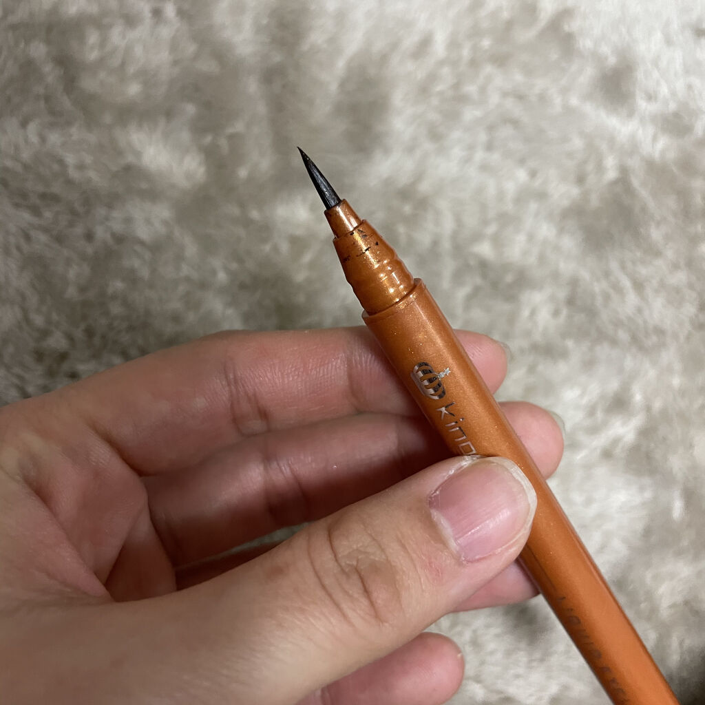 リキッドアイライナーWP		/キングダム/リキッドアイライナーを使ったクチコミ（2枚目）