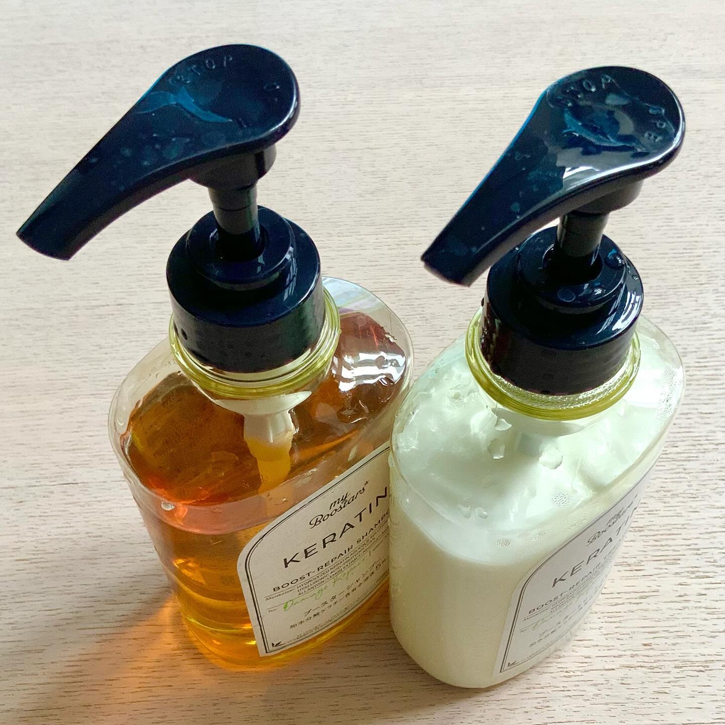ケラチン ブースター シャンプー/トリートメント [ダメージリペア] シトラスサボンの香り/マイブースターズ/市販シャンプーを使ったクチコミ（3枚目）