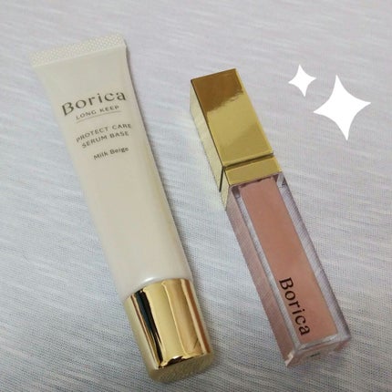 くずれ防止 美容液ケアベース ミルクベージュ SPF30 PA++/Borica/化粧下地を使ったクチコミ(2枚目)