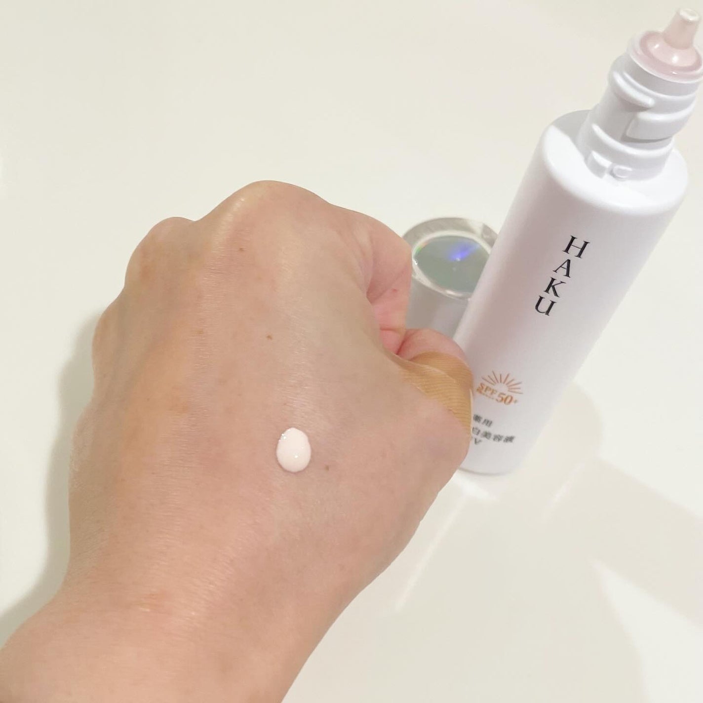 薬用 日中美白美容液/HAKU/美容液を使ったクチコミ(3枚目)