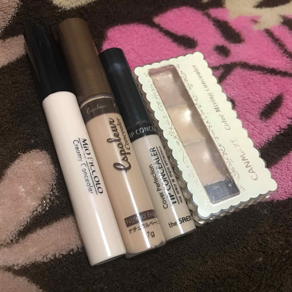 カラーミキシングコンシーラー/キャンメイク/パレットコンシーラーを使ったクチコミ(1枚目)