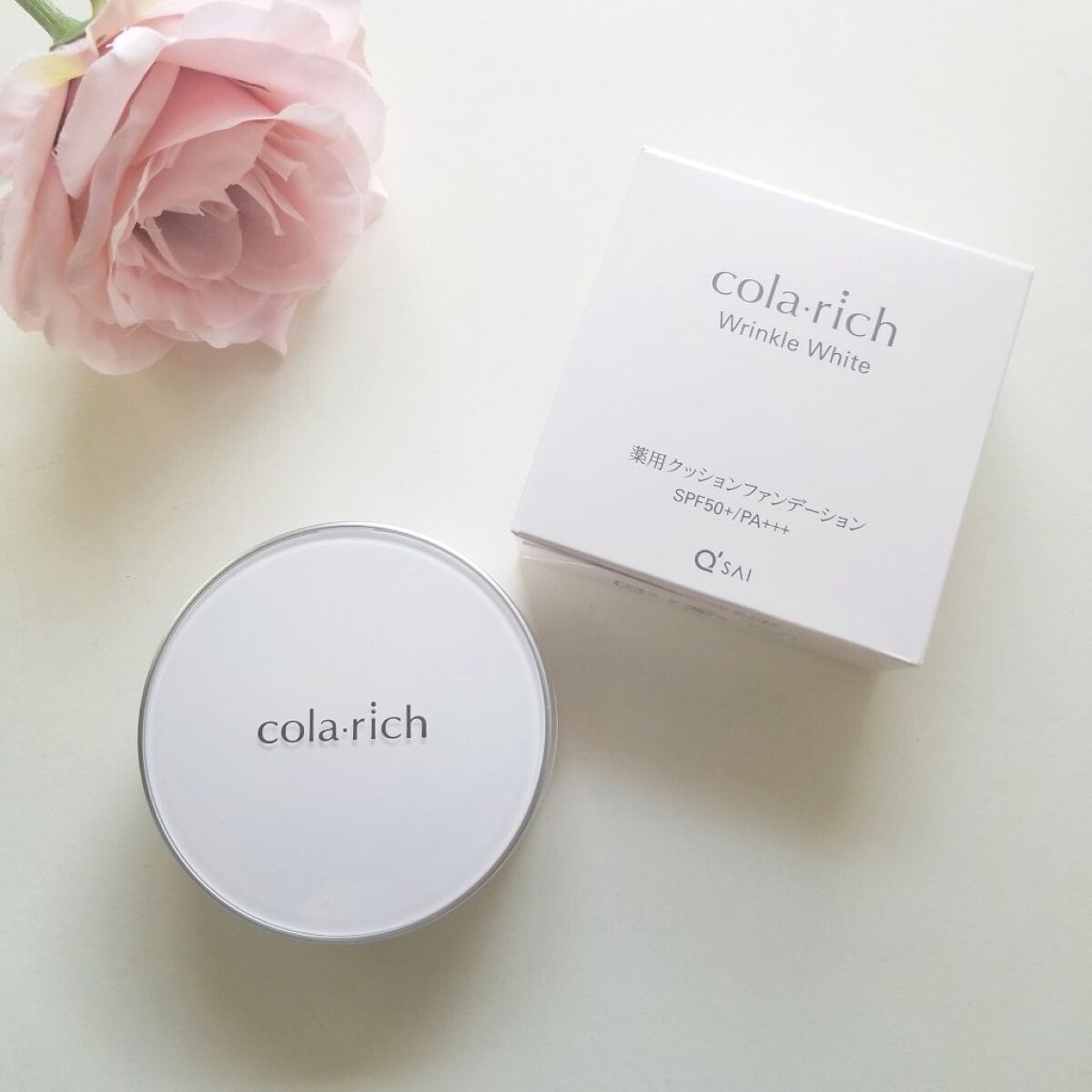 リンクルホワイトクッションファンデーション/コラリッチ/クッションファンデーションを使ったクチコミ(1枚目)