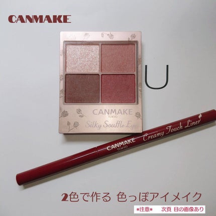 シルキースフレアイズ(マットタイプ)/キャンメイク/アイシャドウパレットを使ったクチコミ(1枚目)