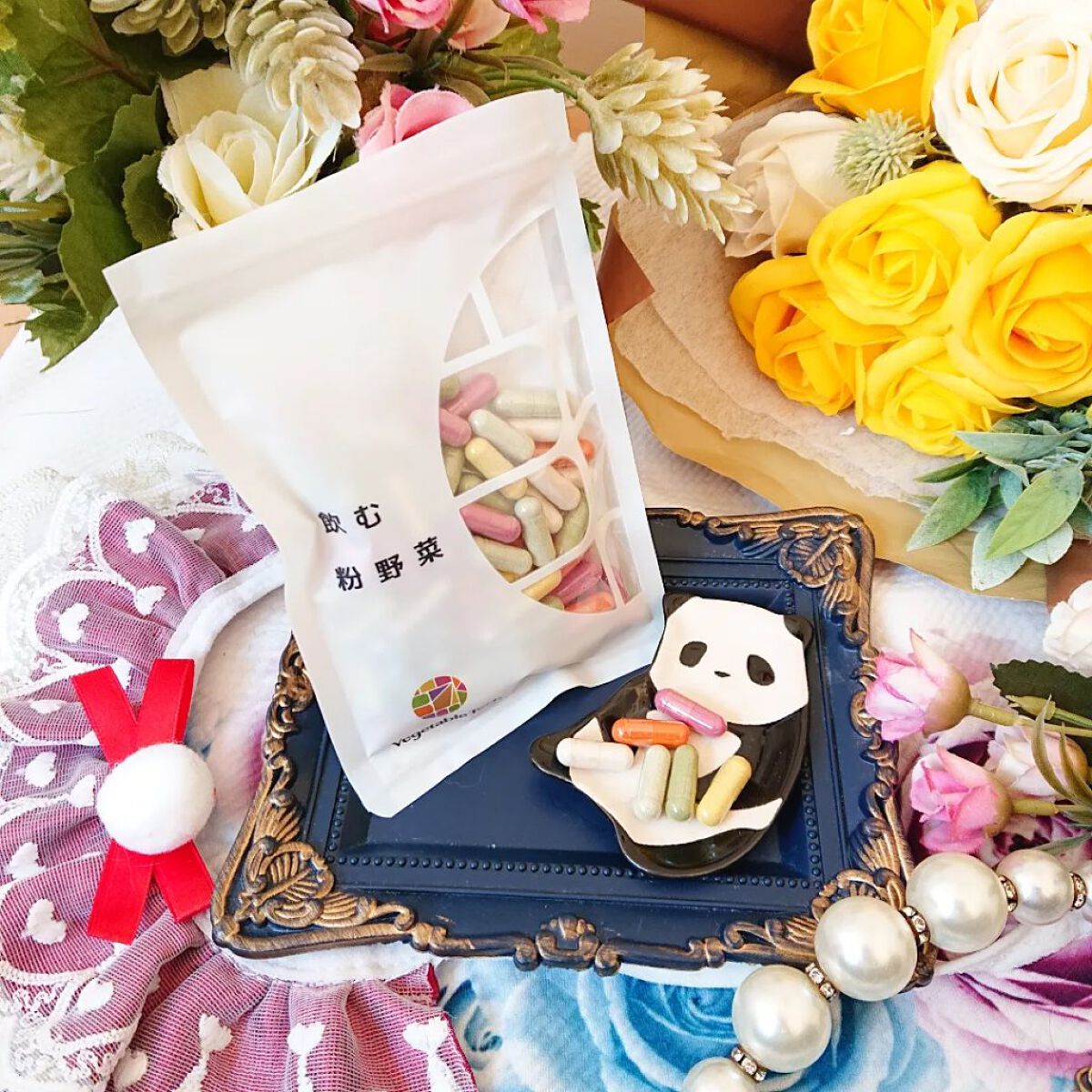 飲む粉野菜/ベジタブルテック/健康サプリメントを使ったクチコミ（3枚目）