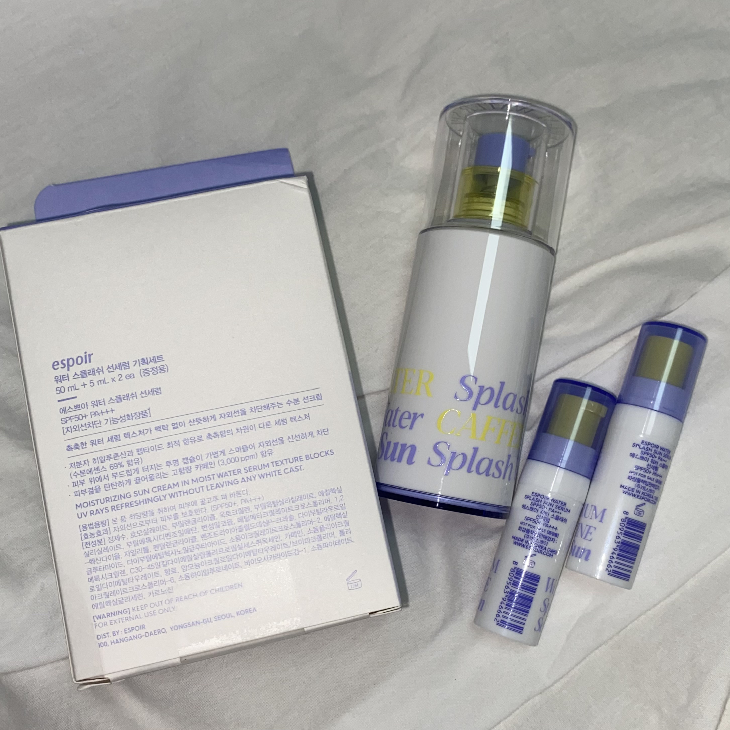 エスポア ウォータースプラッシュサンセラム/espoir/日焼け止めクリームを使ったクチコミ（2枚目）