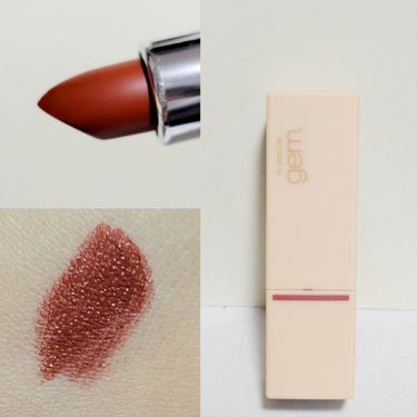 gemini lip stick(tint) レッドブラウン lt-02/la peau de gem./口紅を使ったクチコミ（2枚目）