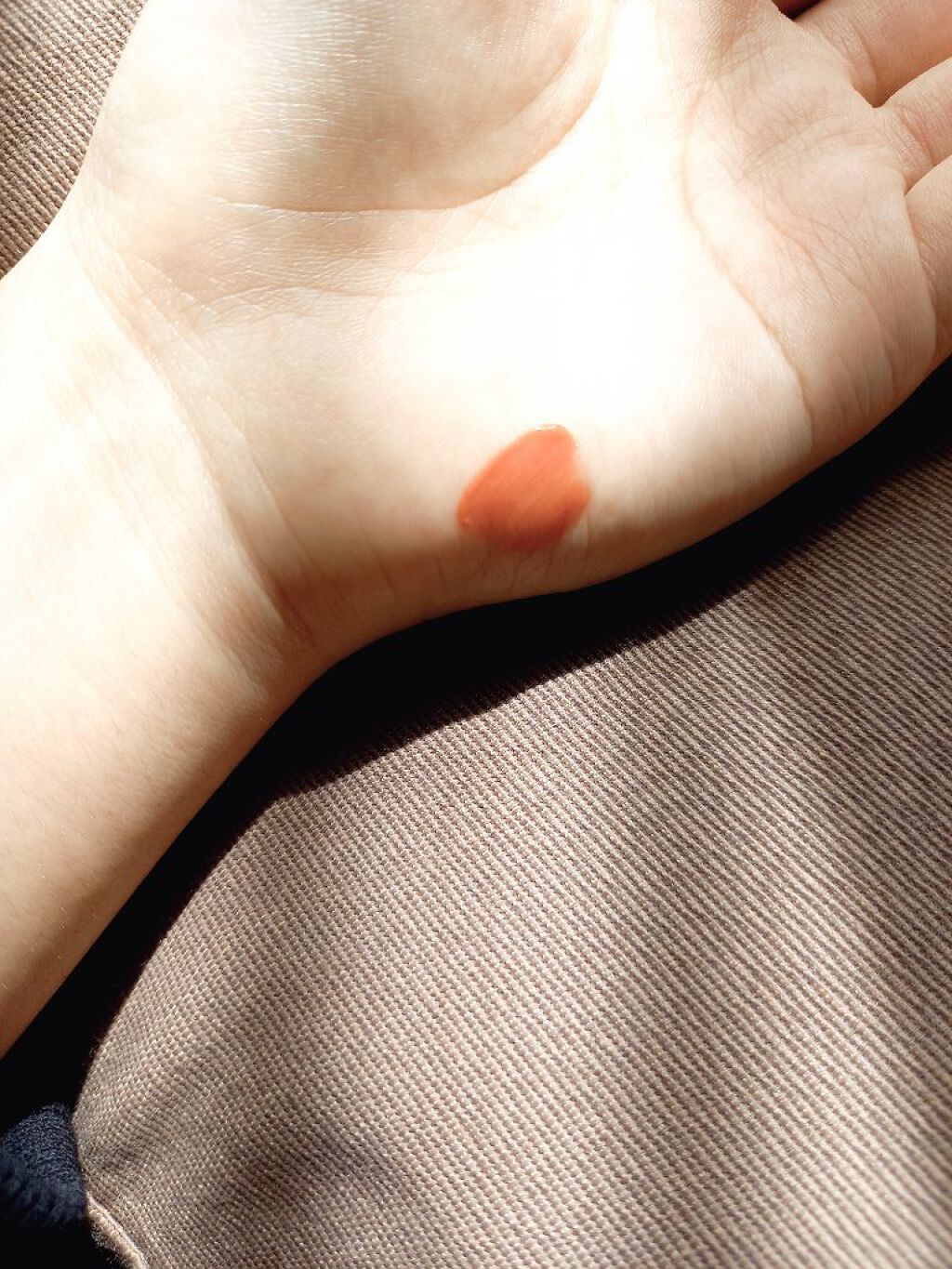 グラスティングウォーターティント 韓服エディション #10 chija beige/rom&nd/リップティントを使ったクチコミ（3枚目）