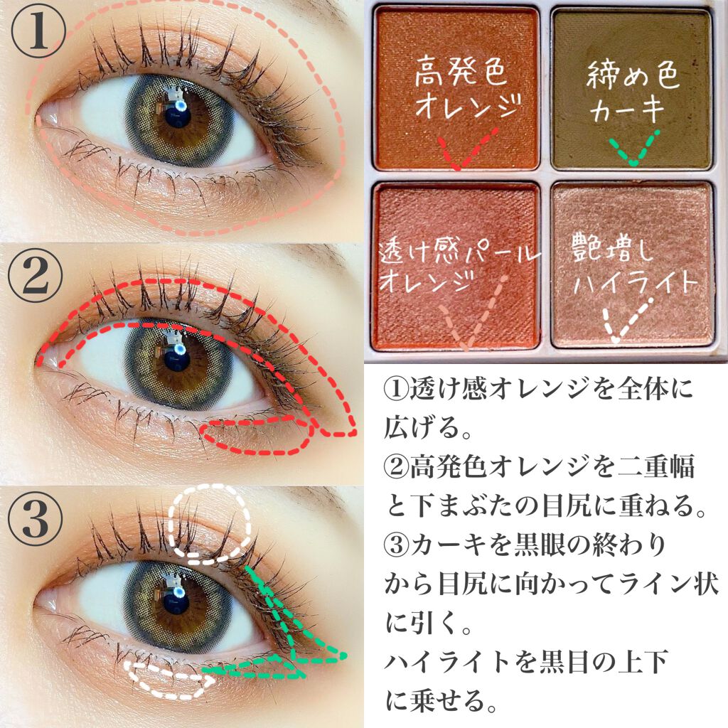 THE アイパレR/b idol/アイシャドウパレットを使ったクチコミ（3枚目）