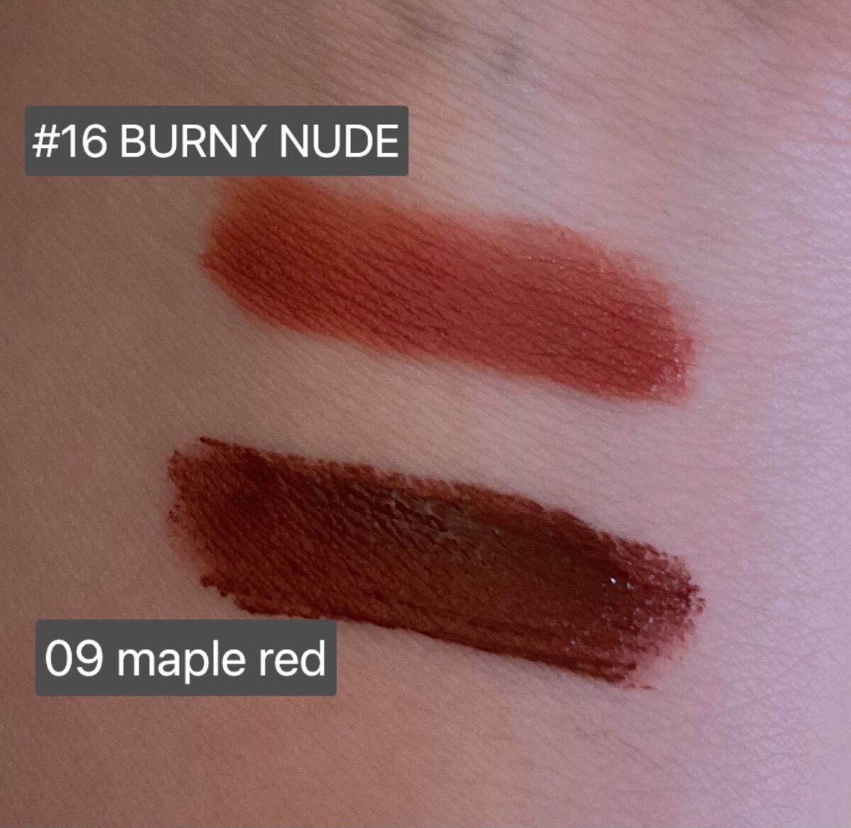 シースルーマットティント 韓服エディション/rom&nd/リップティントを使ったクチコミ（2枚目）