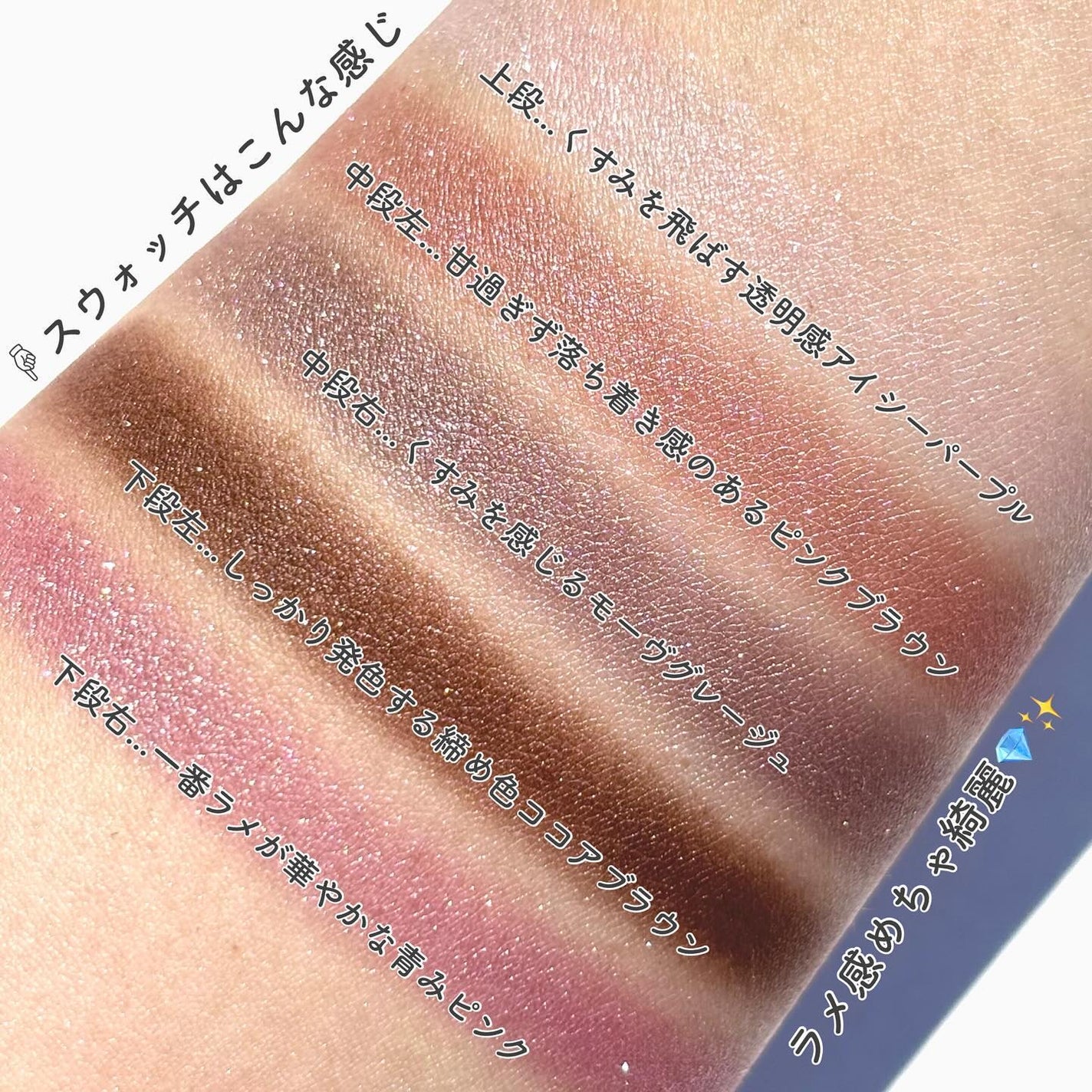 ワンダー スウィート アイシャドウ/リンメル ロンドン/アイシャドウパレットを使ったクチコミ(6枚目)