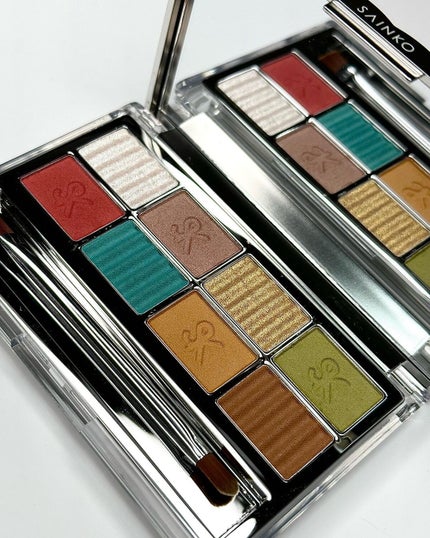 SAINKO ベルベットアイシャドウパレット/SAINKO/アイシャドウパレットを使ったクチコミ(7枚目)