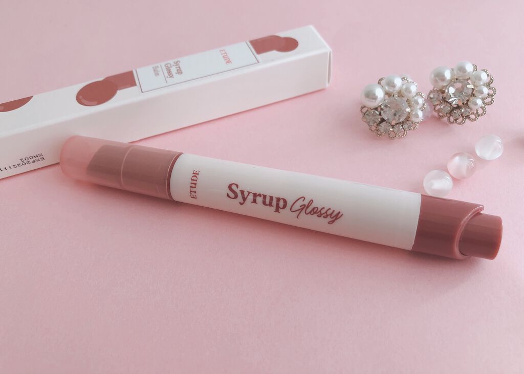 シロップグロッシーバーム/ETUDE/リップグロスを使ったクチコミ（2枚目）