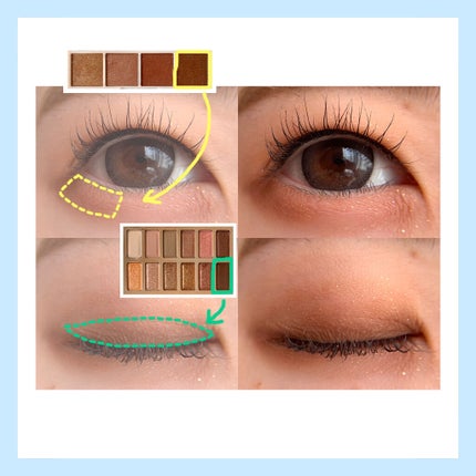 バレンタインボックス/VAVI MELLO/アイシャドウパレットを使ったクチコミ(4枚目)