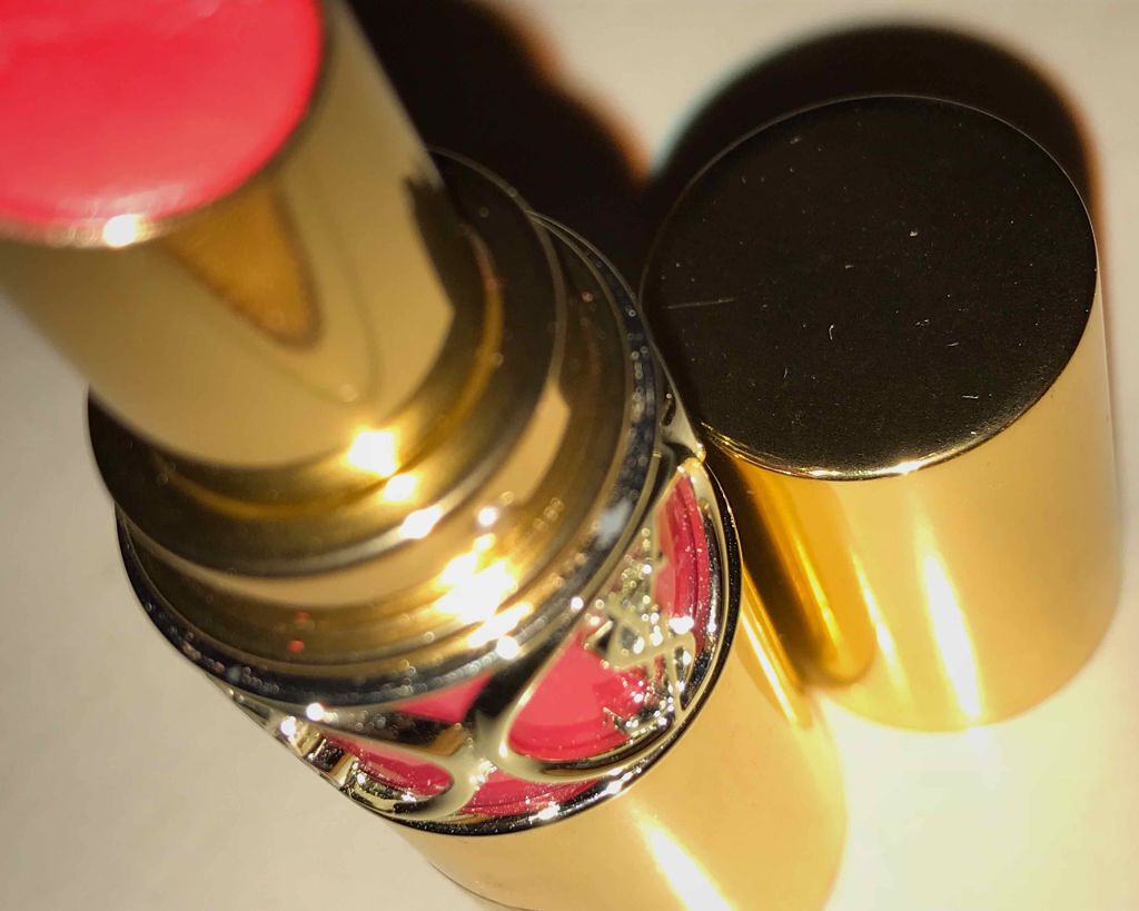 ルージュ ヴォリュプテ シャイン/YVES SAINT LAURENT BEAUTE/口紅を使ったクチコミ（1枚目）