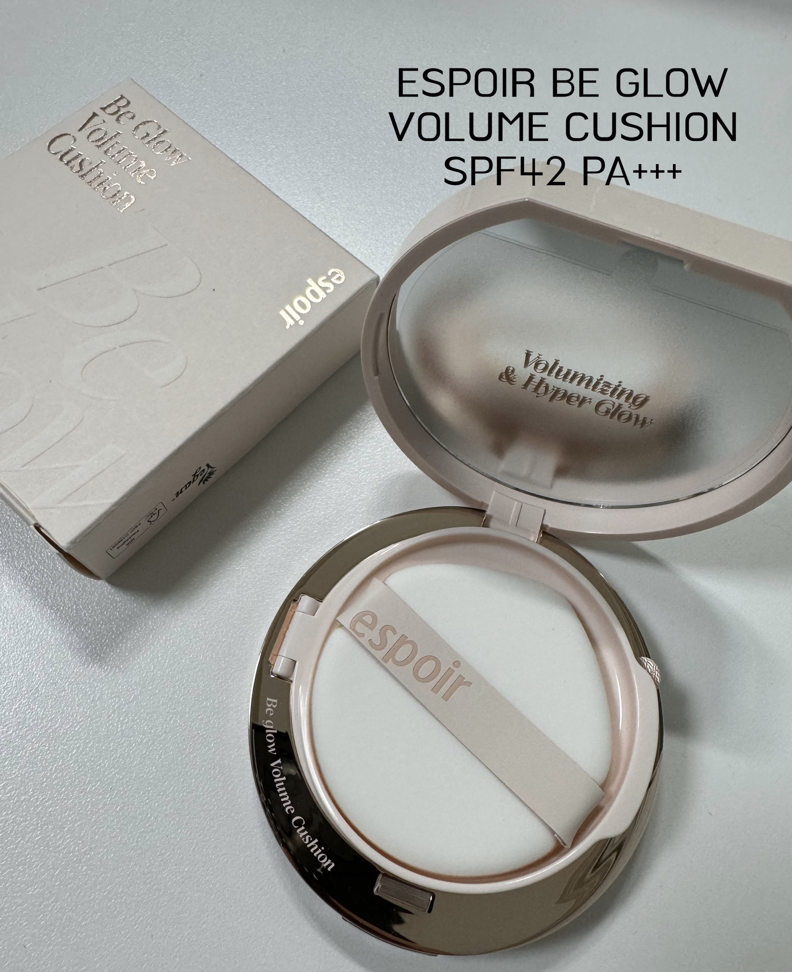 エスポア ビーグロー ボリュームクッション/espoir/クッションファンデーションを使ったクチコミ（1枚目）