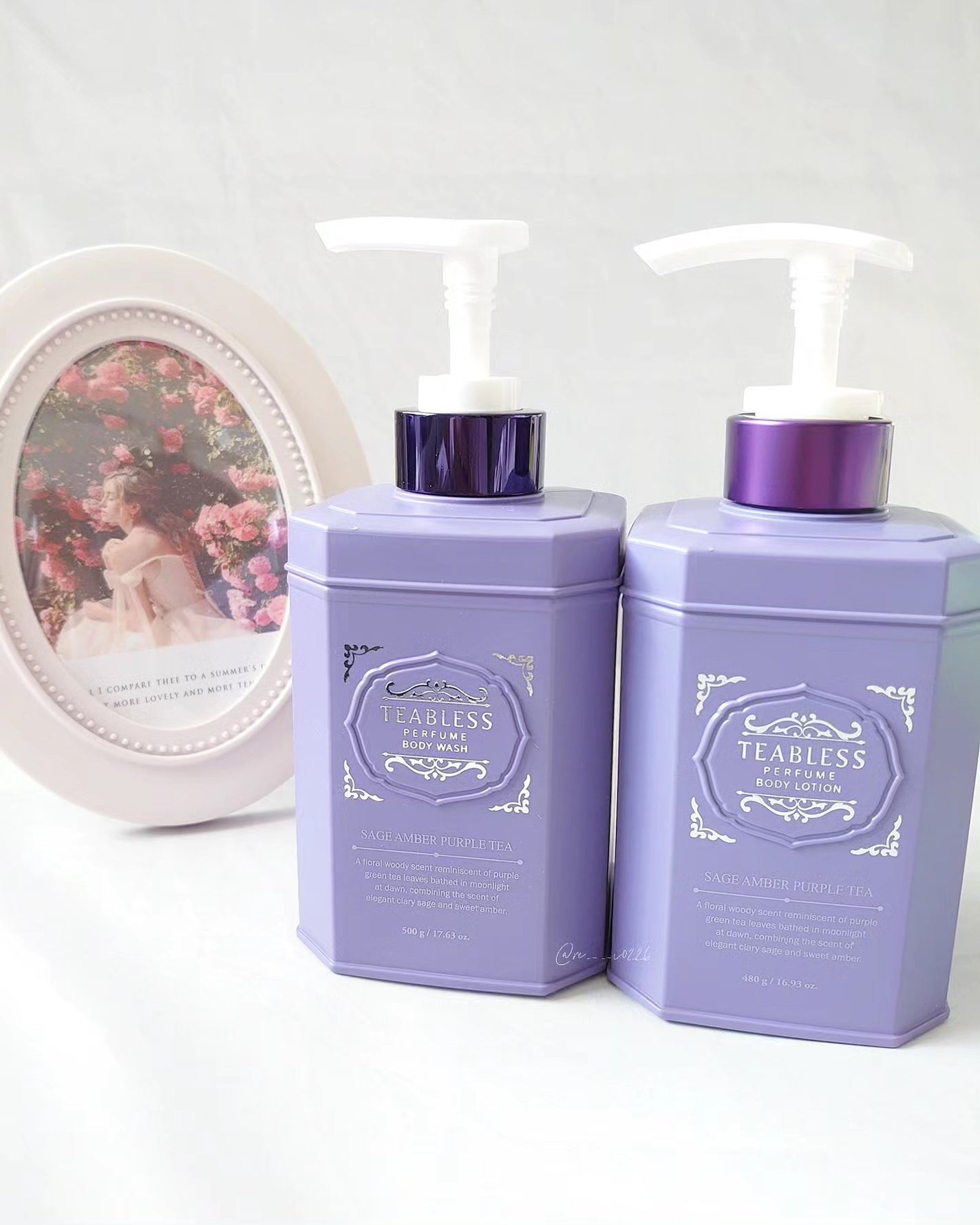 パフュームボディローション セイジアンバーパープルティー/TEABLESS/ボディローションを使ったクチコミ(1枚目)