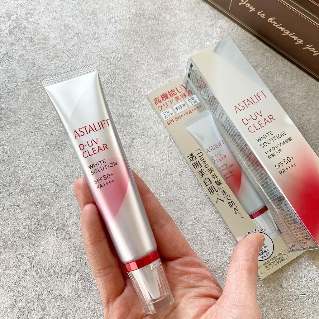 D-UVクリア ホワイトソリューション/アスタリフト/日焼け止めクリームを使ったクチコミ（2枚目）