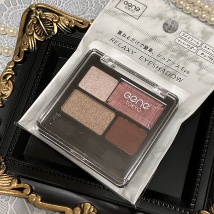 リラクシーアイシャドウ/GENE TOKYO/アイシャドウパレットを使ったクチコミ(6枚目)