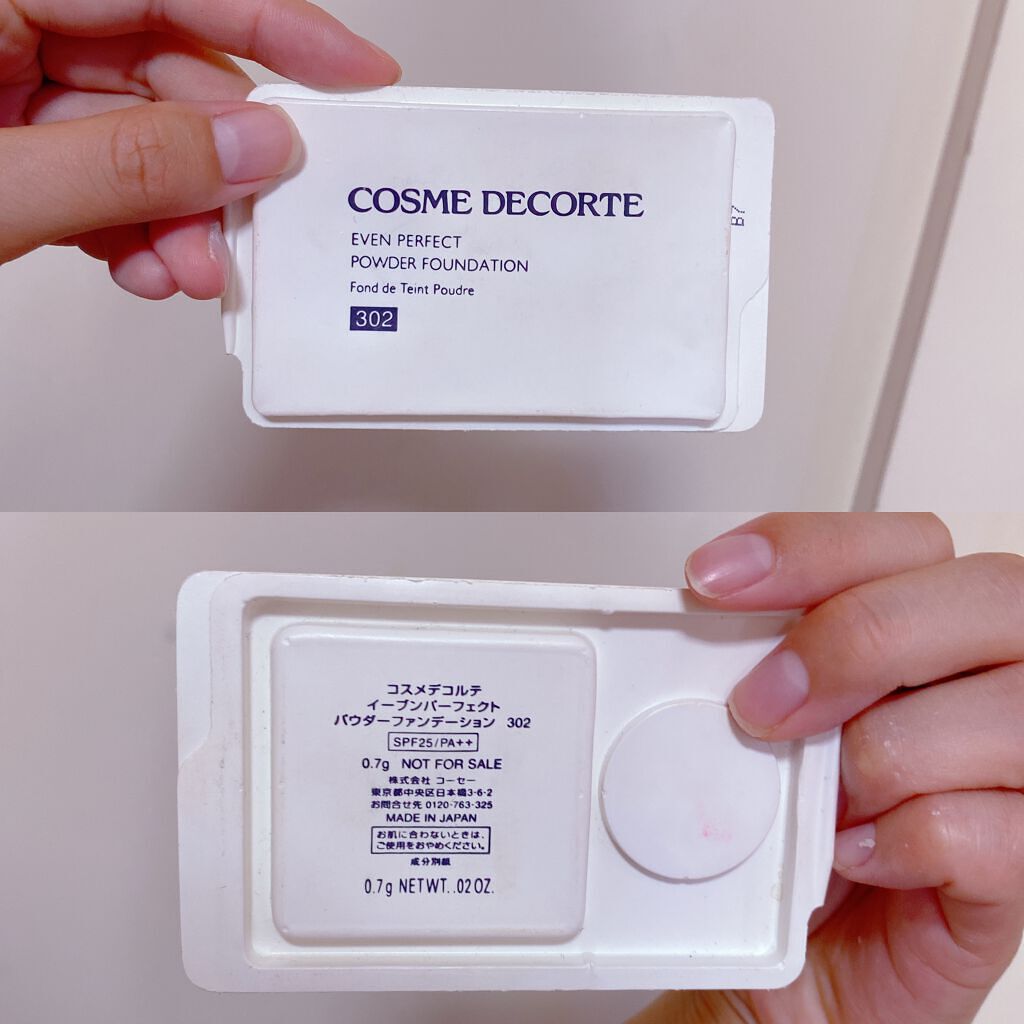 イーブンパーフェクト パウダーファンデーション/DECORTÉ/パウダーファンデーションを使ったクチコミ(1枚目)