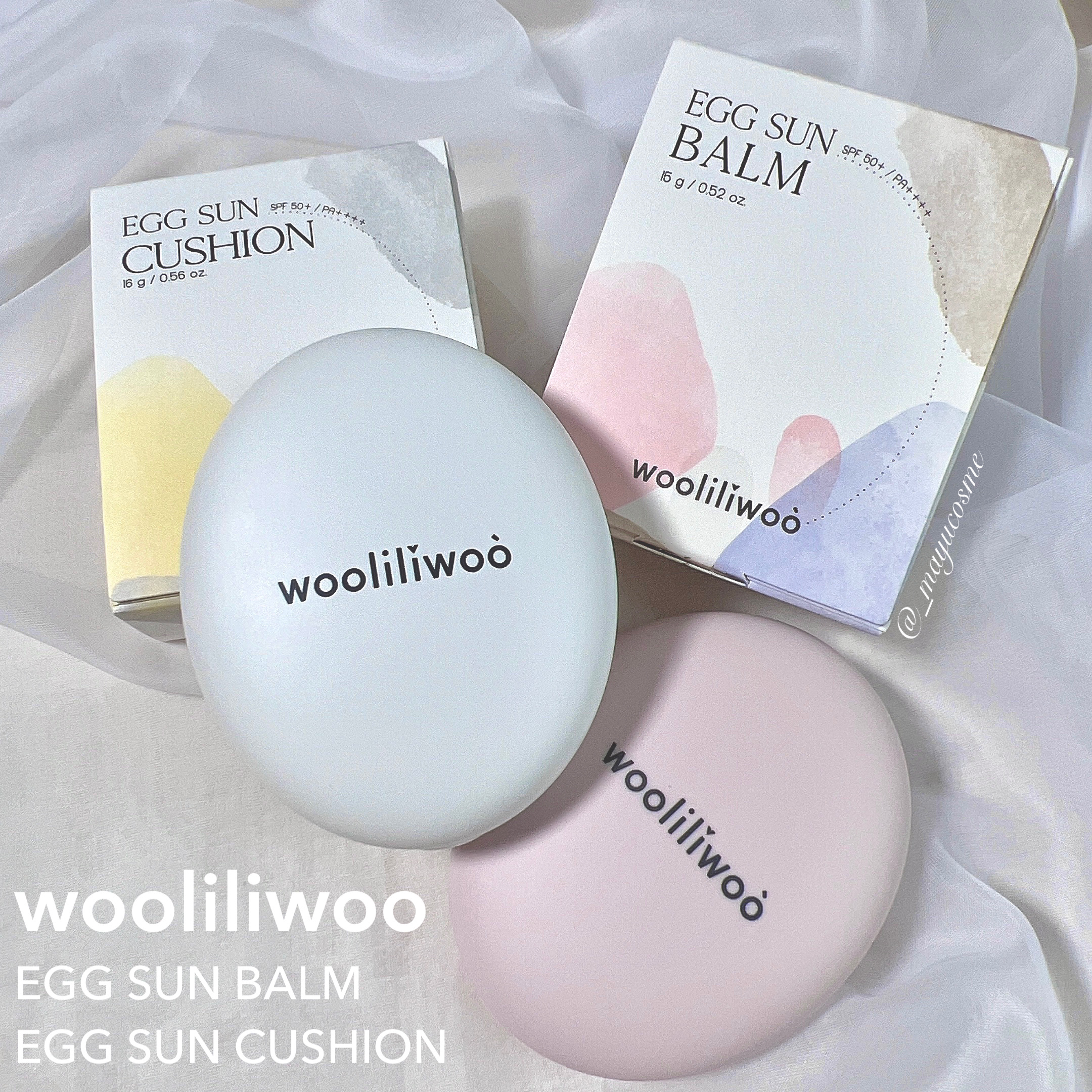 エッグサンクッション/wooliliwoo/日焼け止めローションを使ったクチコミ（1枚目）