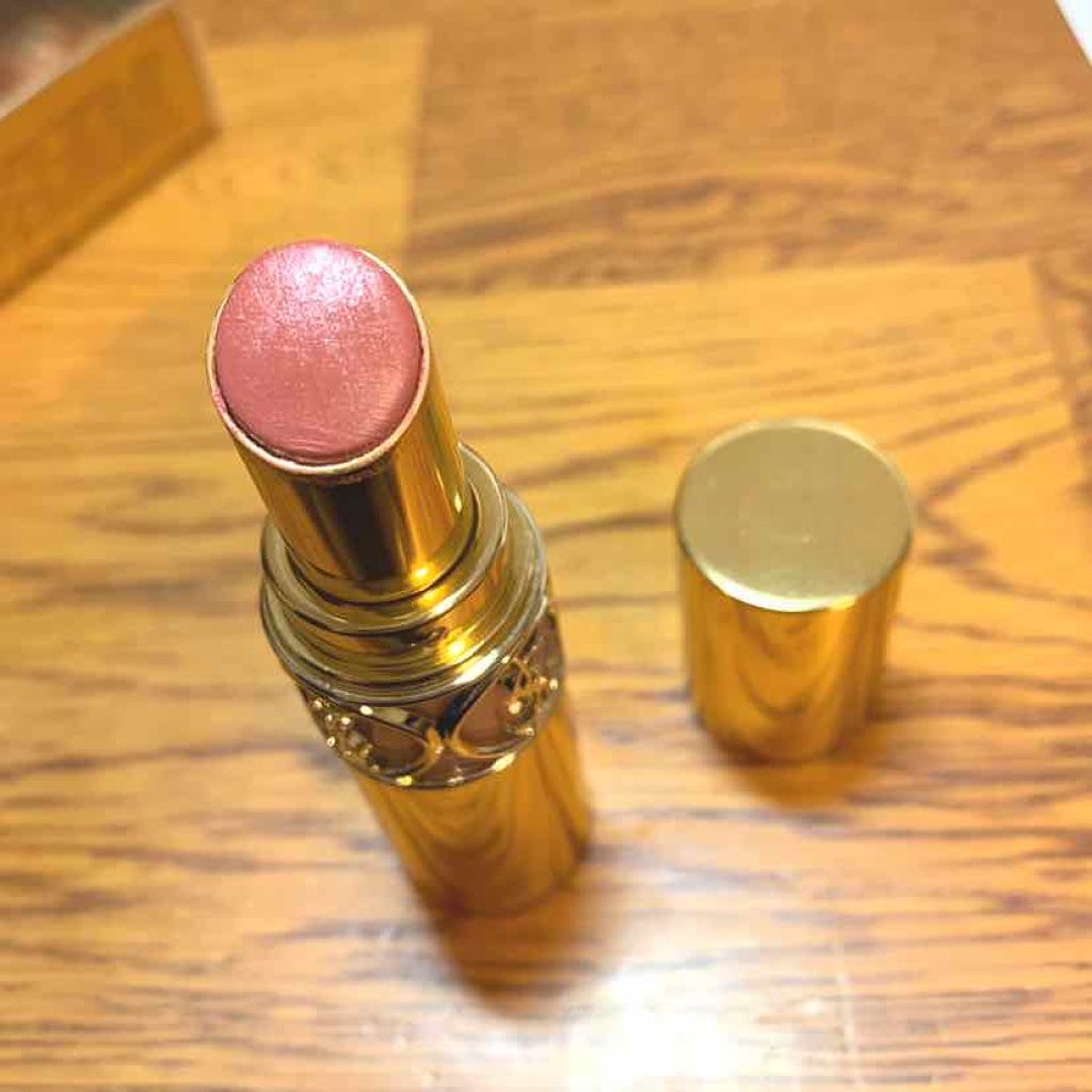 ルージュ ヴォリュプテ シャイン/YVES SAINT LAURENT BEAUTE/口紅を使ったクチコミ（2枚目）