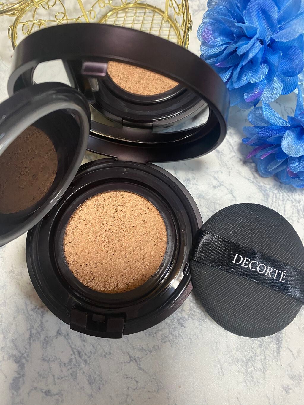 ザ スキン クッションファンデーション フレッシュ/DECORTÉ/クッションファンデーションを使ったクチコミ(2枚目)