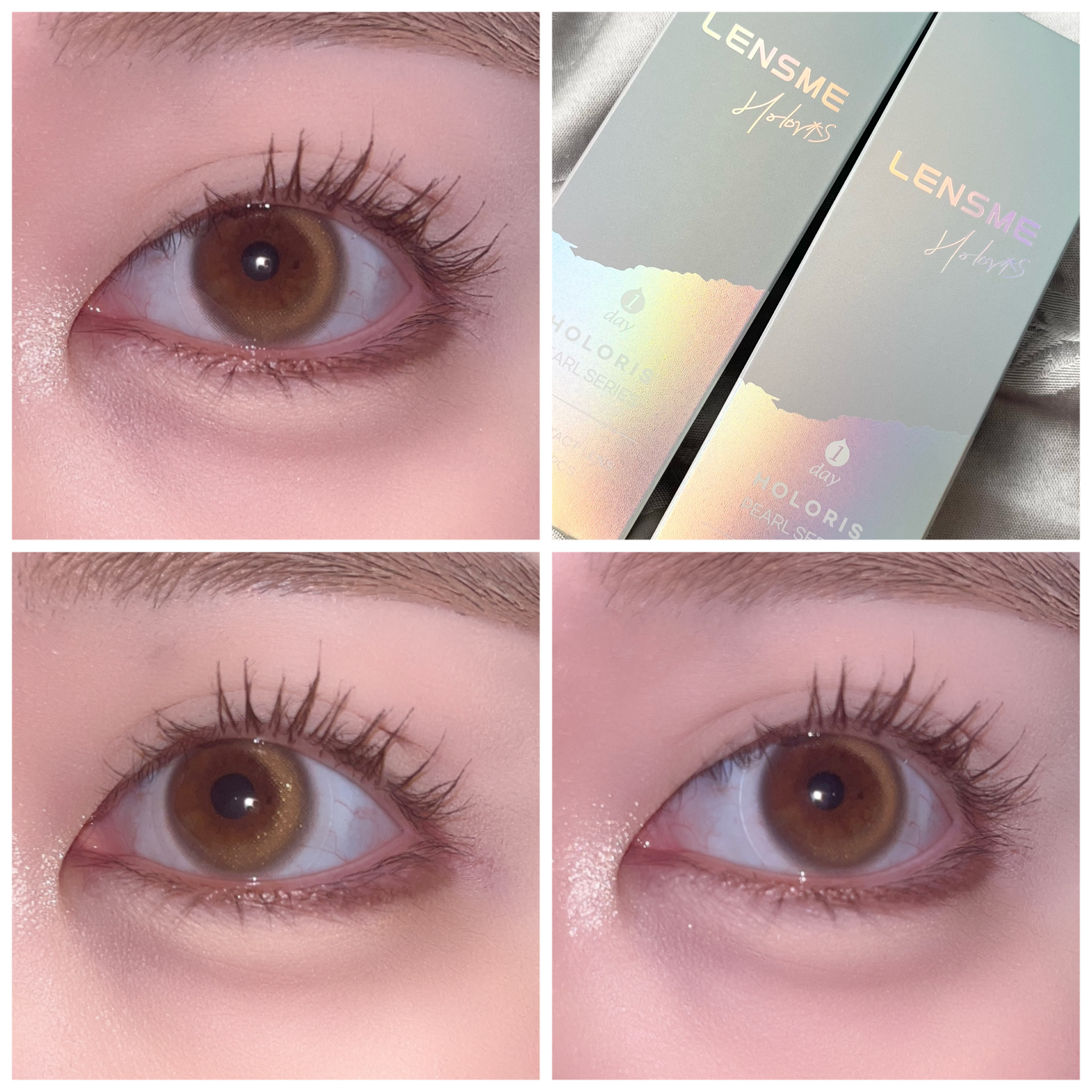 ヌンムルブラウン/LENSME/カラーコンタクトレンズを使ったクチコミ（3枚目）