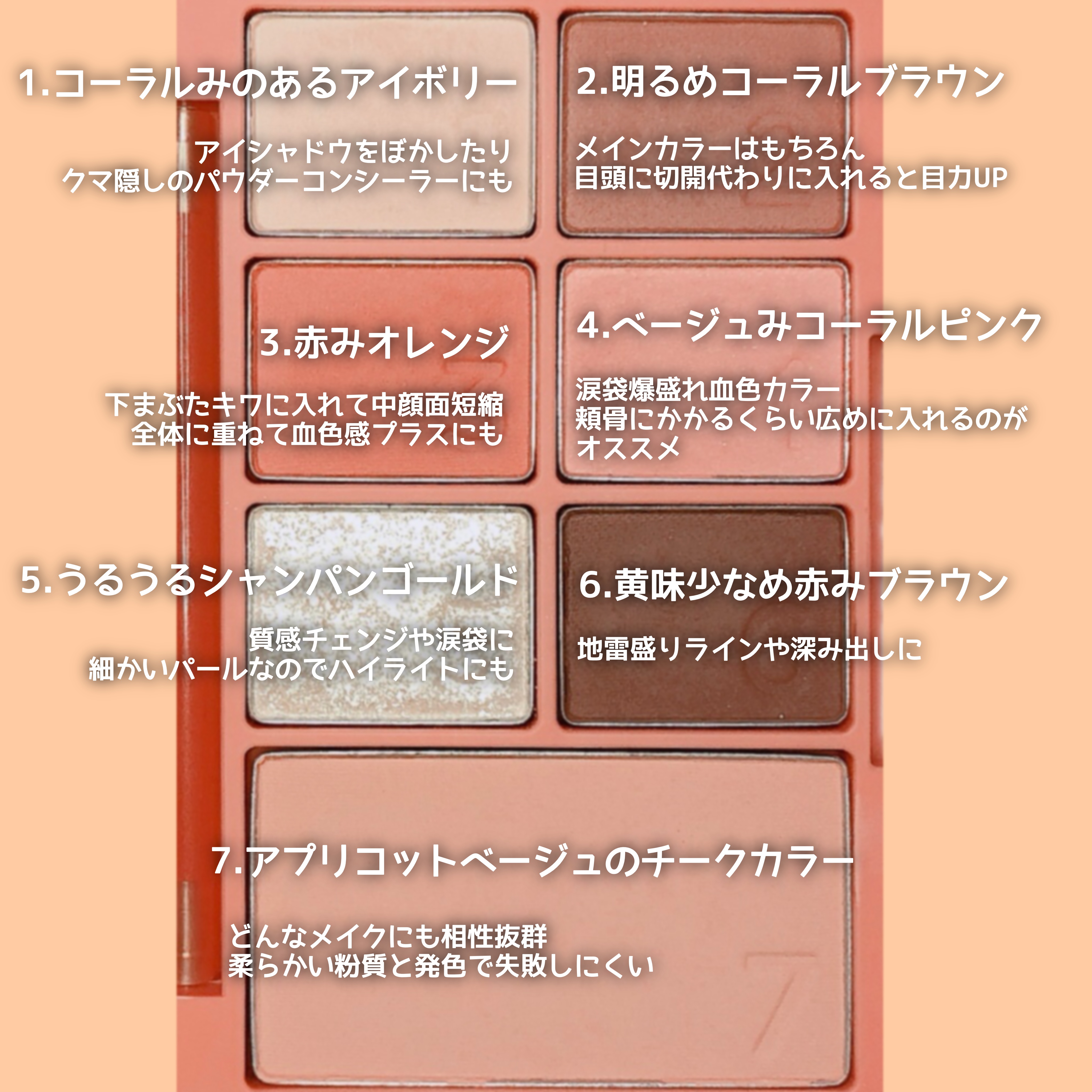 カラーパターンパレット/i’m meme/マルチパレットを使ったクチコミ（2枚目）