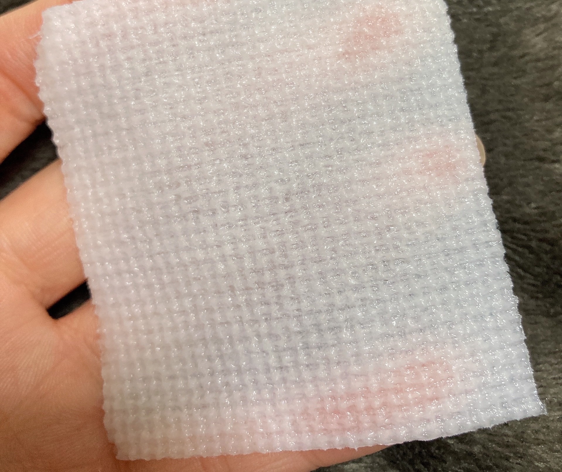 ハイポアラジェニックシカガーゼパッド/Dermatory/トナーパッドを使ったクチコミ（3枚目）