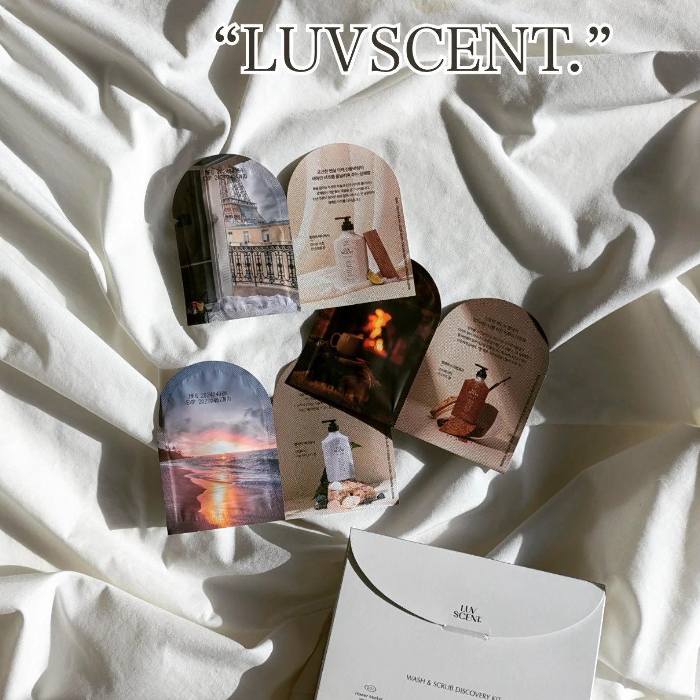 スクラブボディウォッシュ コージーファイヤー シダーウッド/LUV SCENT/ボディスクラブを使ったクチコミ（1枚目）