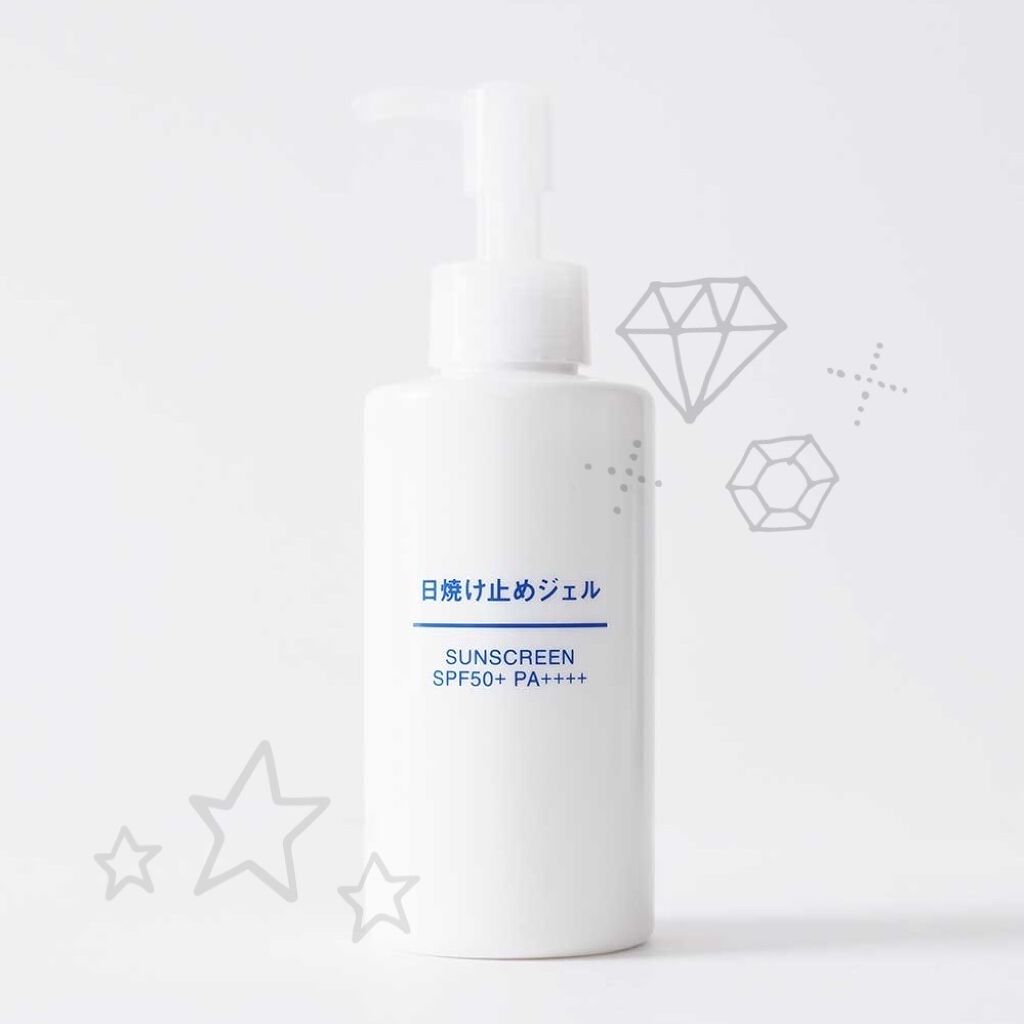 日焼け止めジェル　ＳＰＦ５０＋/無印良品/日焼け止めジェルを使ったクチコミ（1枚目）