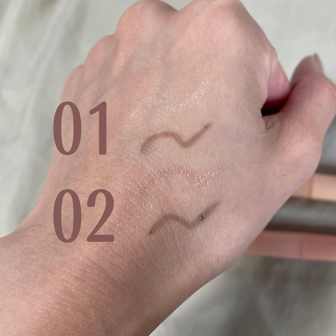 ニューデップスデュアルカラースティック/hince/スティックアイシャドウを使ったクチコミ（2枚目）