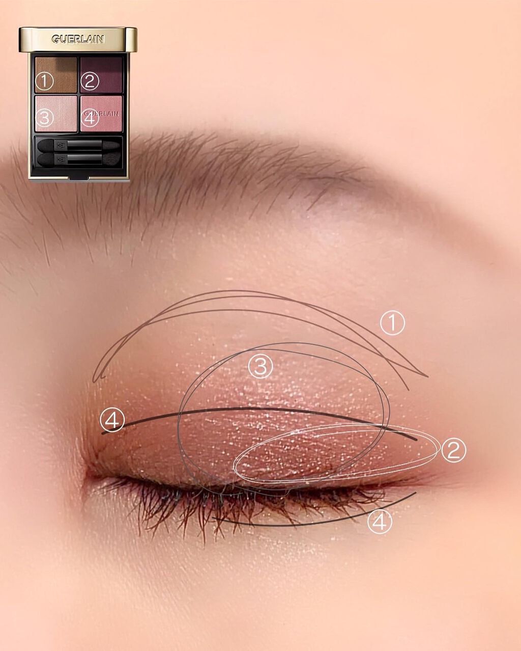 オンブル ジェ/GUERLAIN/アイシャドウパレットを使ったクチコミ(9枚目)