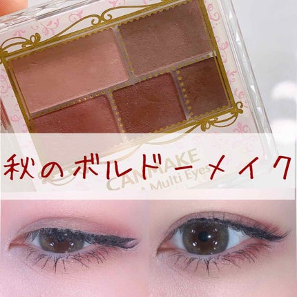 パーフェクトマルチアイズ/キャンメイク/アイシャドウパレットを使ったクチコミ(1枚目)
