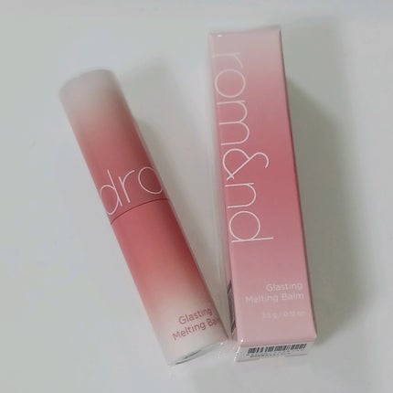 グラスティングメルティングバーム/rom&nd/リップバームを使ったクチコミ(3枚目)