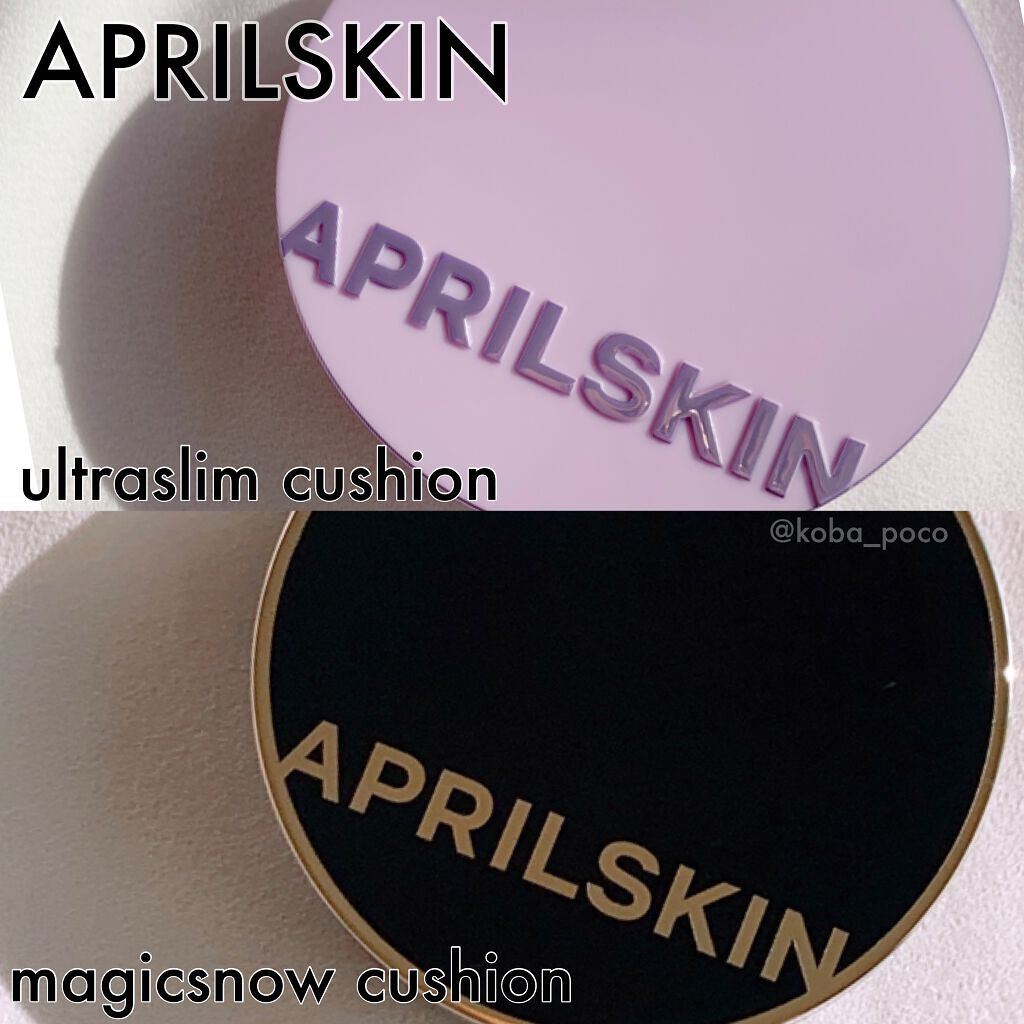 マジックスノークッションブラック 3.0/APRILSKIN/クッションファンデーションを使ったクチコミ（1枚目）